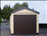 Garages with saddle roof