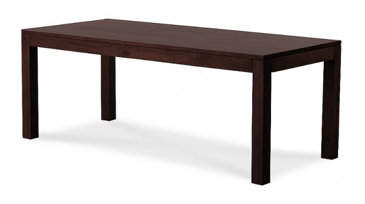 Hilo dining table in mahogany - dark